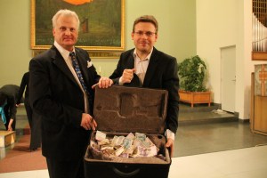 Nöjda insamlare till Prostatacancerfonden - Ulf och Torbjörn!